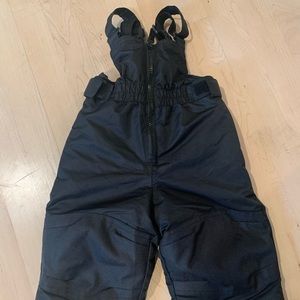 Cat & Jack Black Snow Bibs